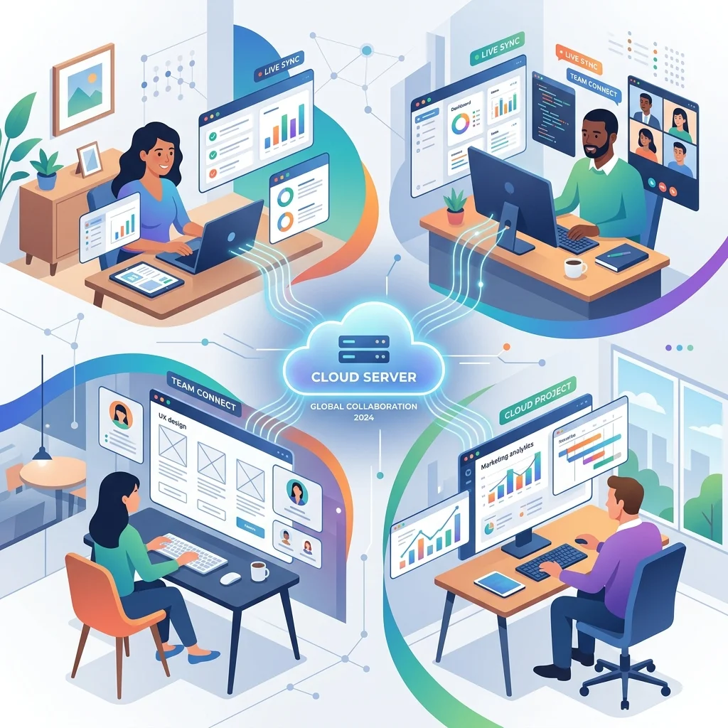 Multi-User Collaborative Remote Workspace
