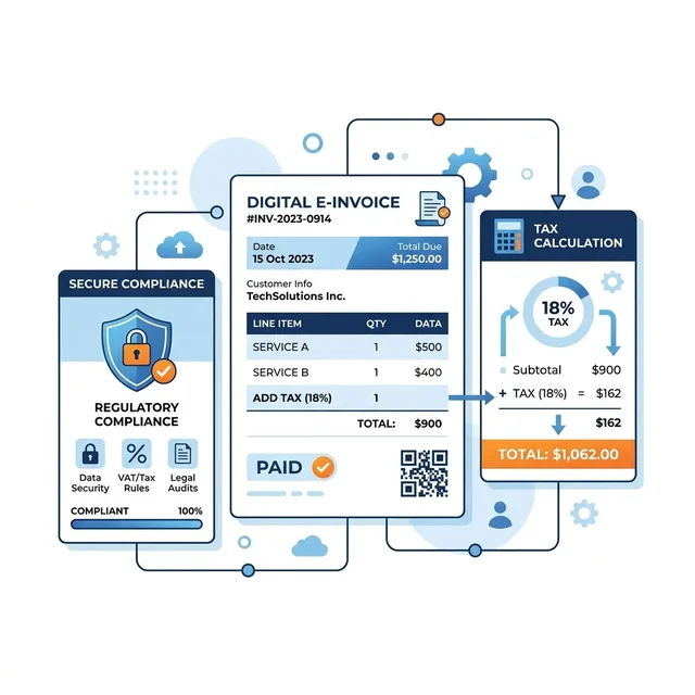Invoicing and Billing Feature Illustration